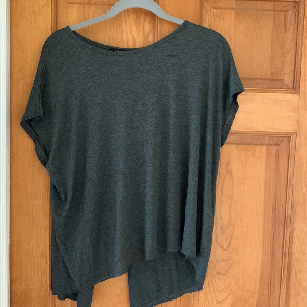 Forever 21 size medium - open back short sleeve shirt